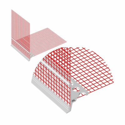 PVC-TropfkantenProfil überputzbar